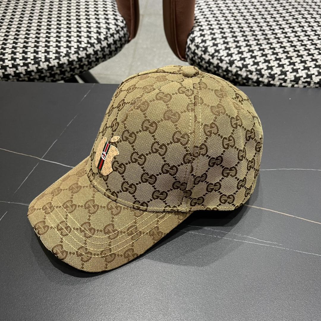  古奇棒球帽♥️GUCCI🧢官网新品，2025棒球帽，原单品质火爆来袭 🔥🎩 工艺非常精美 高档大气上档