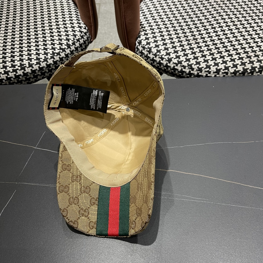  古奇棒球帽♥️GUCCI🧢官网新品，2025棒球帽，原单品质火爆来袭 🔥🎩 工艺非常精美 高档大气上档