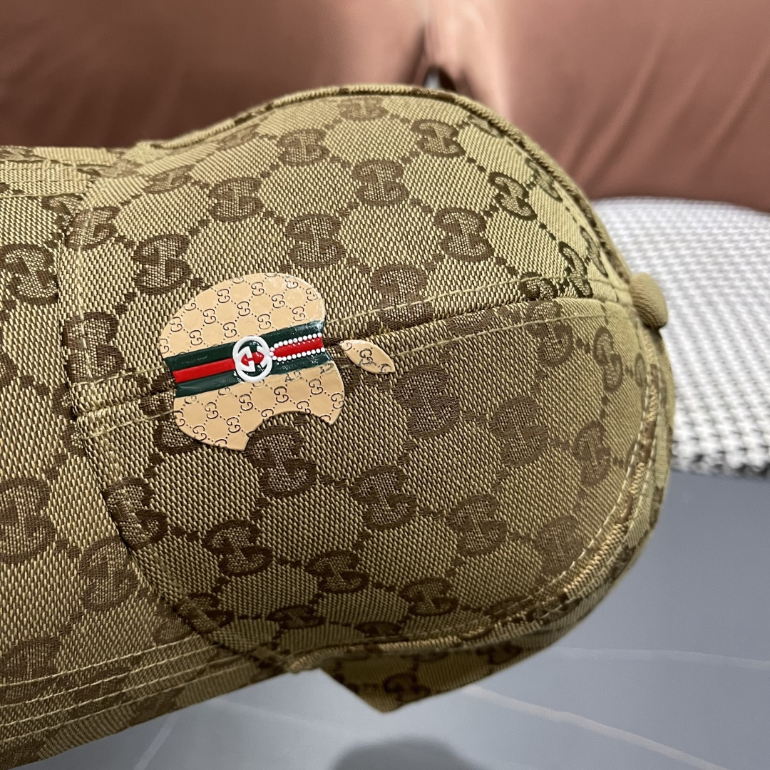  古奇棒球帽♥️GUCCI🧢官网新品，2025棒球帽，原单品质火爆来袭 🔥🎩 工艺非常精美 高档大气上档