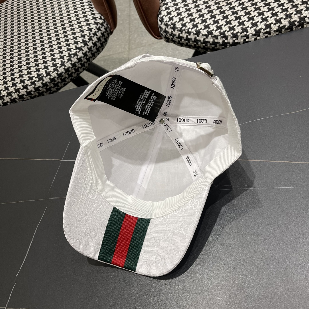  古奇棒球帽♥️GUCCI🧢官网新品，2025棒球帽，原单品质火爆来袭 🔥🎩 工艺非常精美 高档大气上档