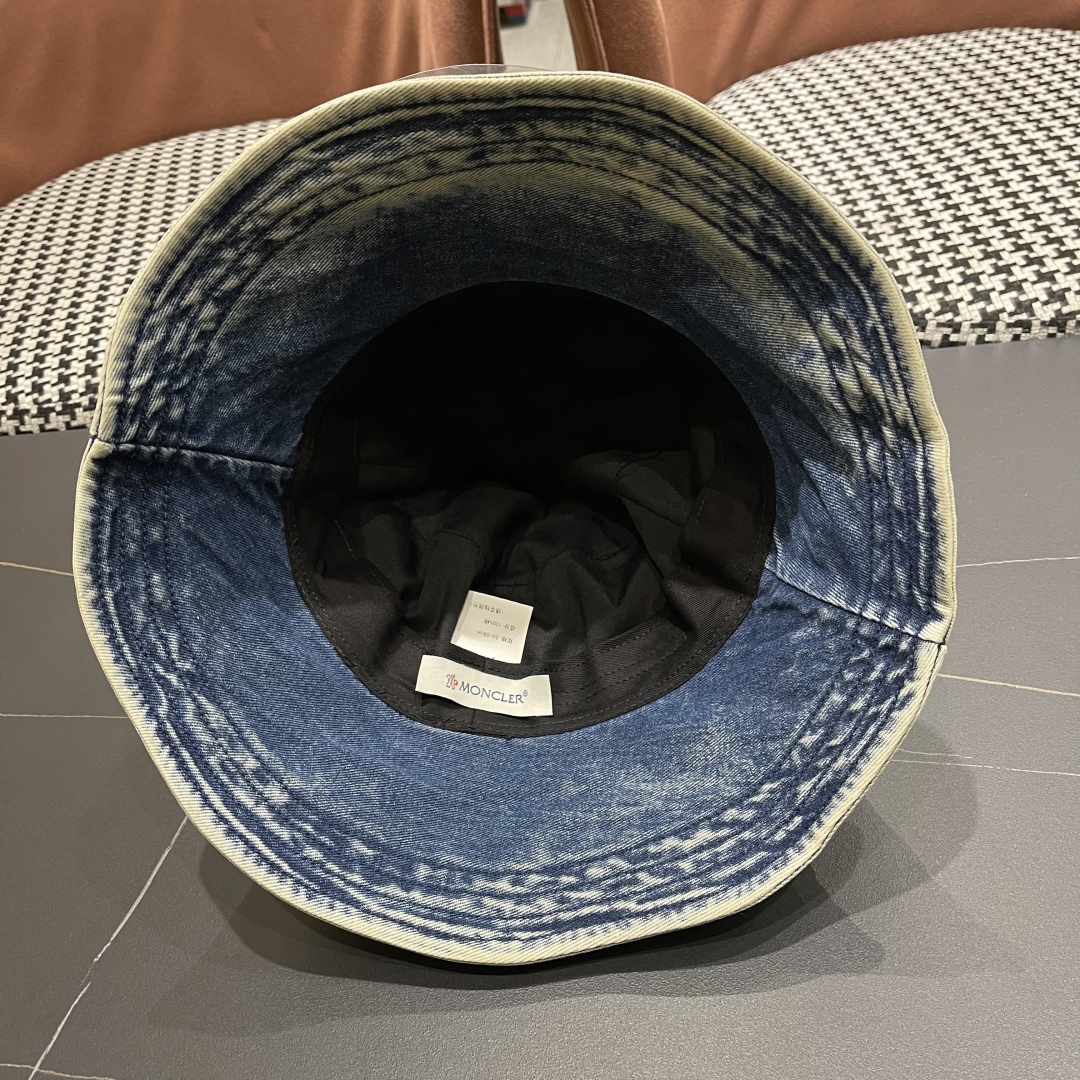  Moncler蒙口 日韩系光版牛仔布做旧休闲复古时尚百搭
街头出游渔夫帽画家帽新款