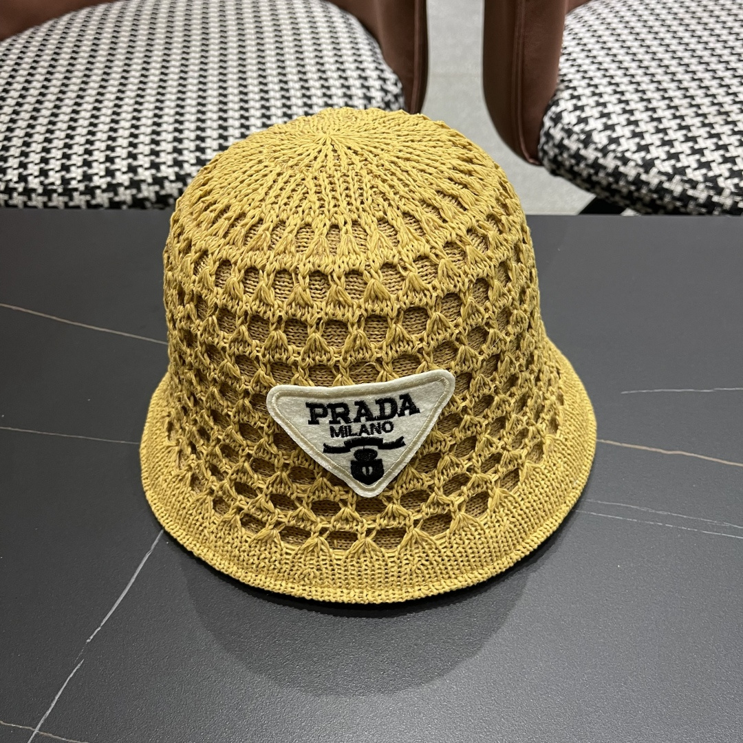 NO:224052,Prada Prada summer fashion knitted pot hat double-sided sun protection sun protection fisherman hat women fashion versatile bare face small bucket hat small hat straw hat fisherman hat baseball hat knit hat, hat, prada, prada, espadrilles, hats19860909普拉达prada 夏季时尚针织盆帽双面防晒遮阳渔夫帽女时尚 百搭素颜显脸小水桶帽 小帽子草帽渔夫帽棒球帽针织帽,帽子,prada,prada,espadrilles,hats,hat