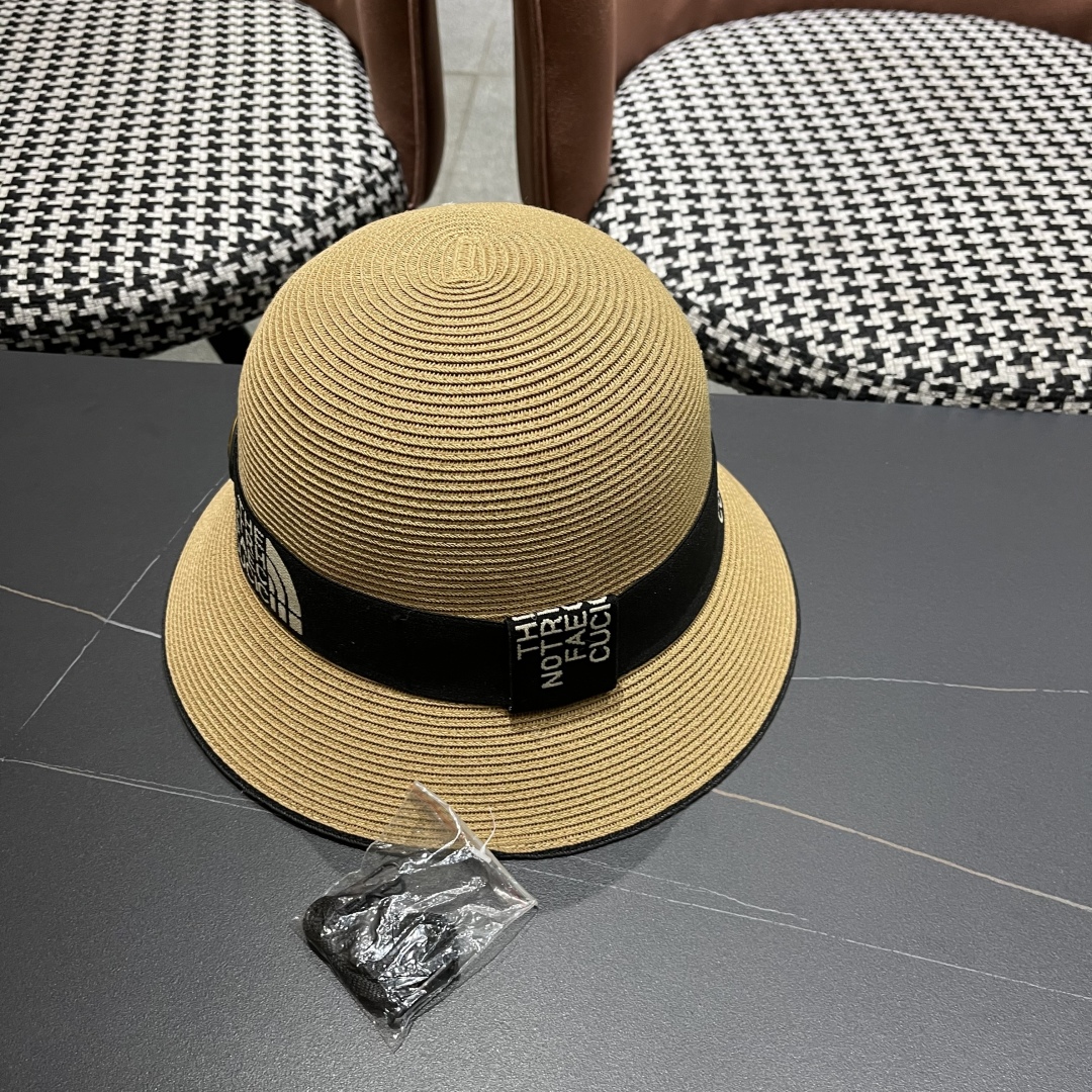 【GUCCI古奇】2025新款草编遮阳草帽盆帽🤩沙滩风，简约大方，百搭单品～新款帽型超美腻，新品上架