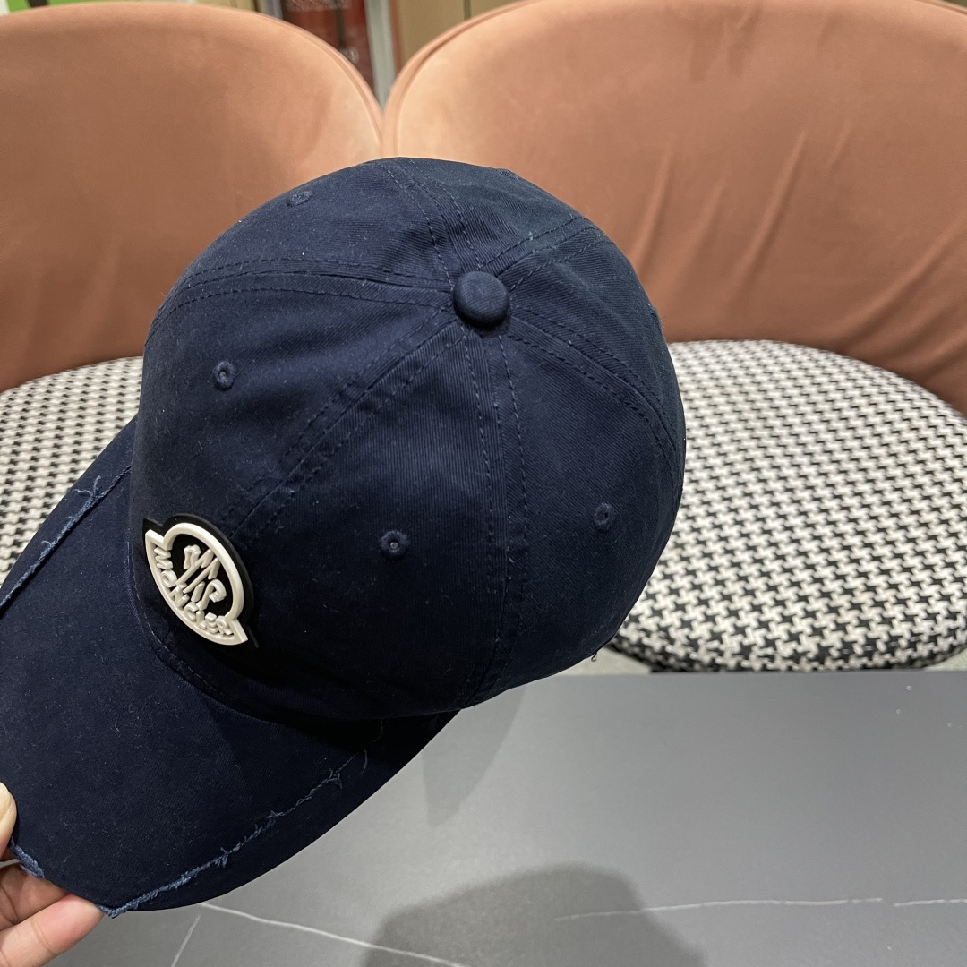  春夏新款 蒙口MONCLER 新款棒球帽，年轻时尚潮人穿搭色系，视觉效果超强，好看有质感！