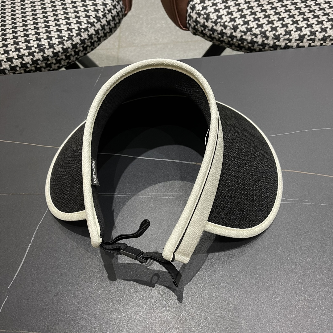 【DIOR迪奥】夏季防晒帽女遮阳防紫外线2025新款夏海边骑车大帽檐空顶太阳帽子