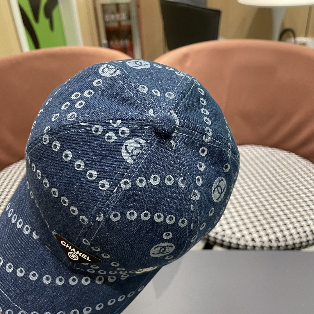 Chanel香奈儿欧美风棒球帽2025 春夏新款休闲遮阳百搭牛仔