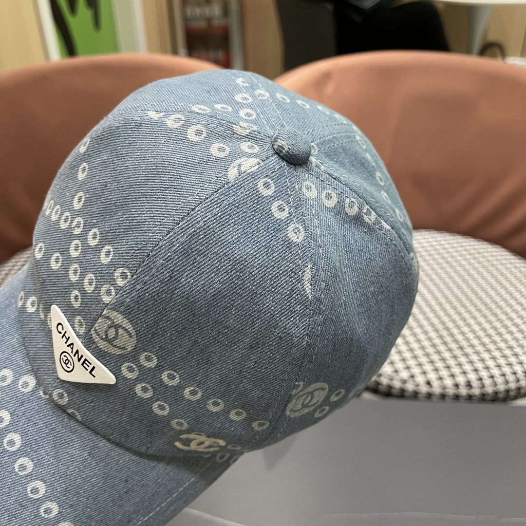 Chanel香奈儿欧美风棒球帽2025 春夏新款休闲遮阳百搭牛仔