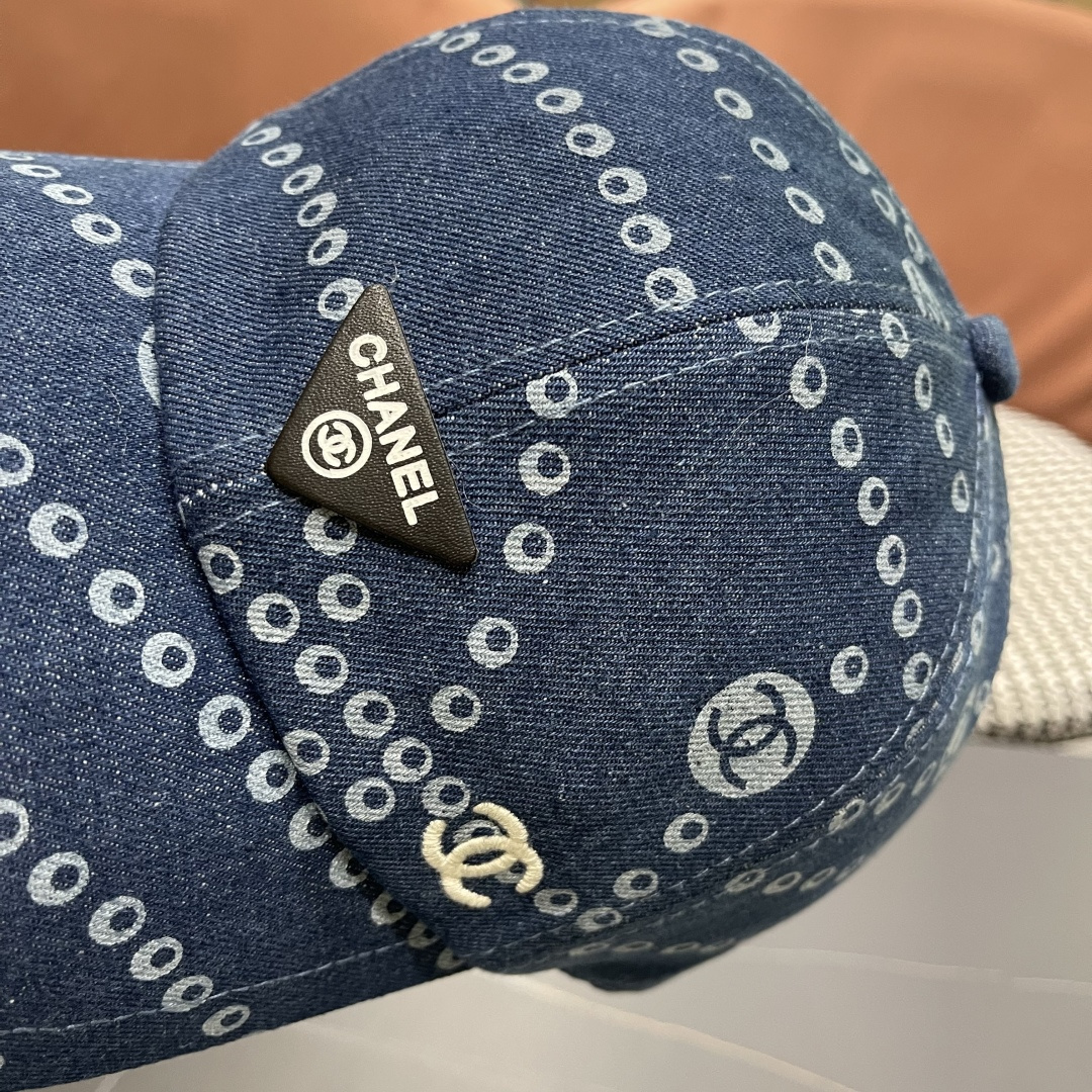 Chanel香奈儿欧美风棒球帽2025 春夏新款休闲遮阳百搭牛仔