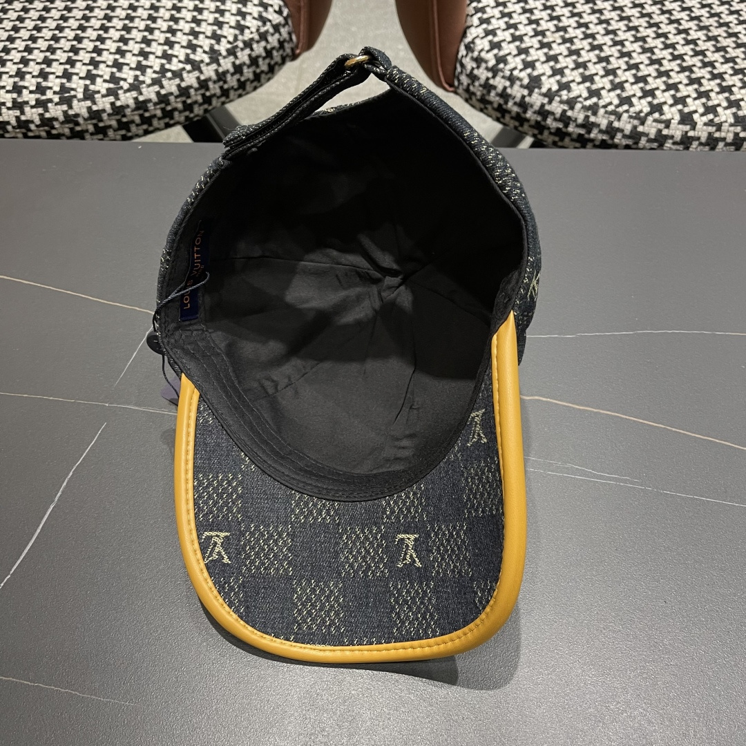 LouiVuittonLV👒专柜2025新款路易威登家牛仔棒球帽，简单大方 男女通用遮阳帽，