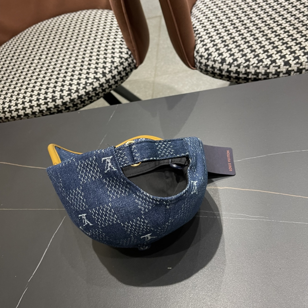 LouiVuittonLV👒专柜2025新款路易威登家牛仔棒球帽，简单大方 男女通用遮阳帽，