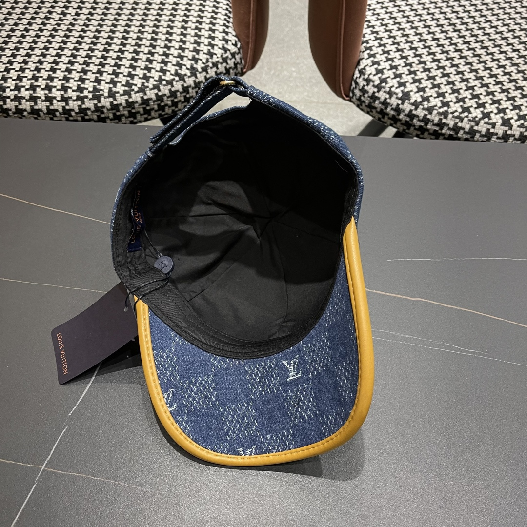 LouiVuittonLV👒专柜2025新款路易威登家牛仔棒球帽，简单大方 男女通用遮阳帽，