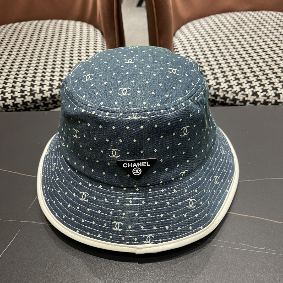 【CHANEL香奈儿】2025新款小香风原单小桶帽渔夫帽，🔆百搭日常款～出街必备