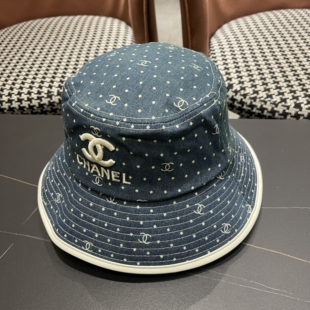 【CHANEL香奈儿】2025新款小香风原单小桶帽渔夫帽，🔆百搭日常款～出街必备
