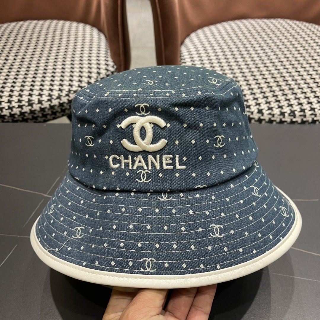 【CHANEL香奈儿】2025新款小香风原单小桶帽渔夫帽，🔆百搭日常款～出街必备