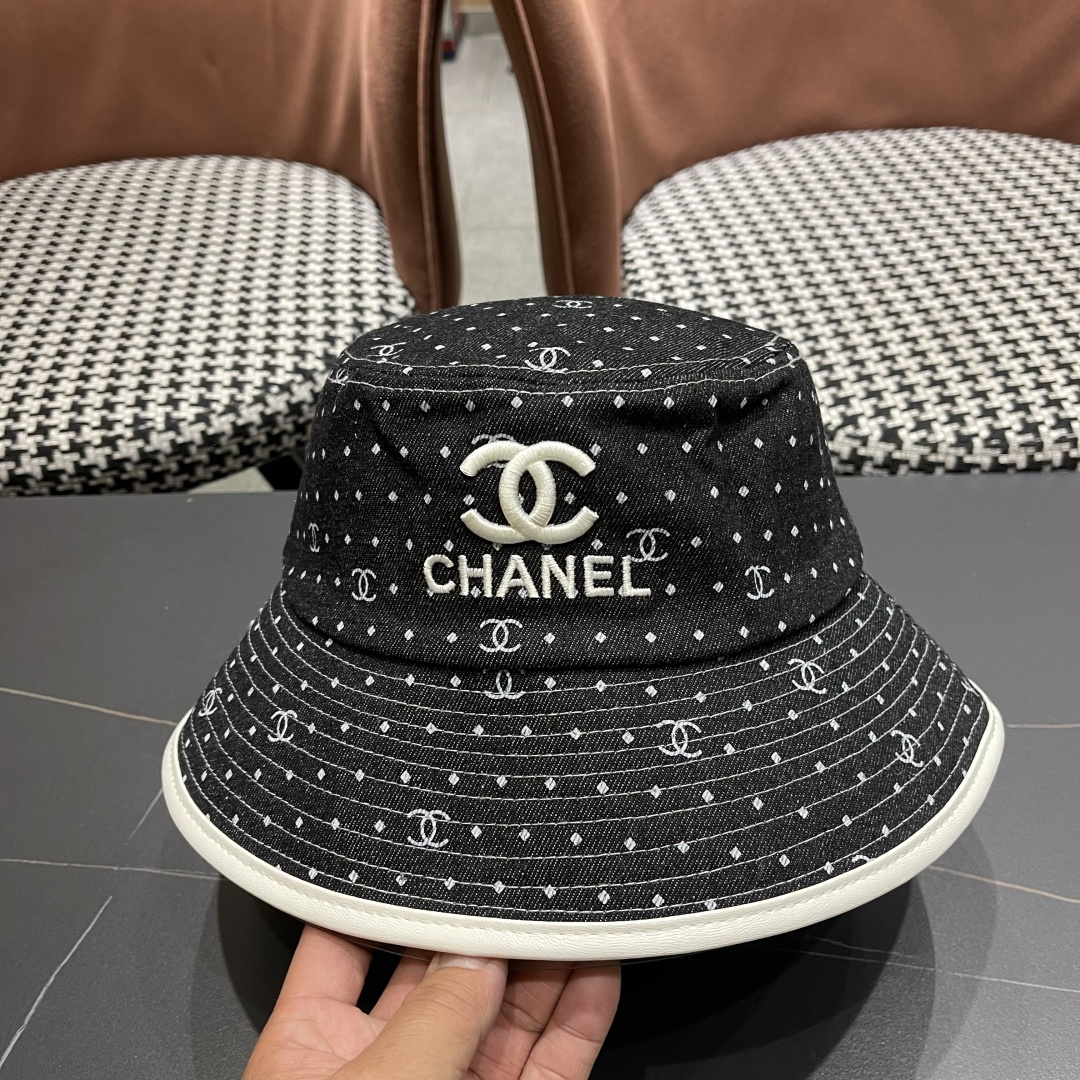 【CHANEL香奈儿】2025新款小香风原单小桶帽渔夫帽，🔆百搭日常款～出街必备