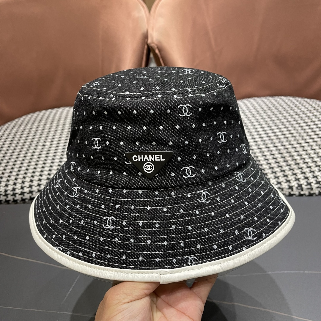 【CHANEL香奈儿】2025新款小香风原单小桶帽渔夫帽，🔆百搭日常款～出街必备