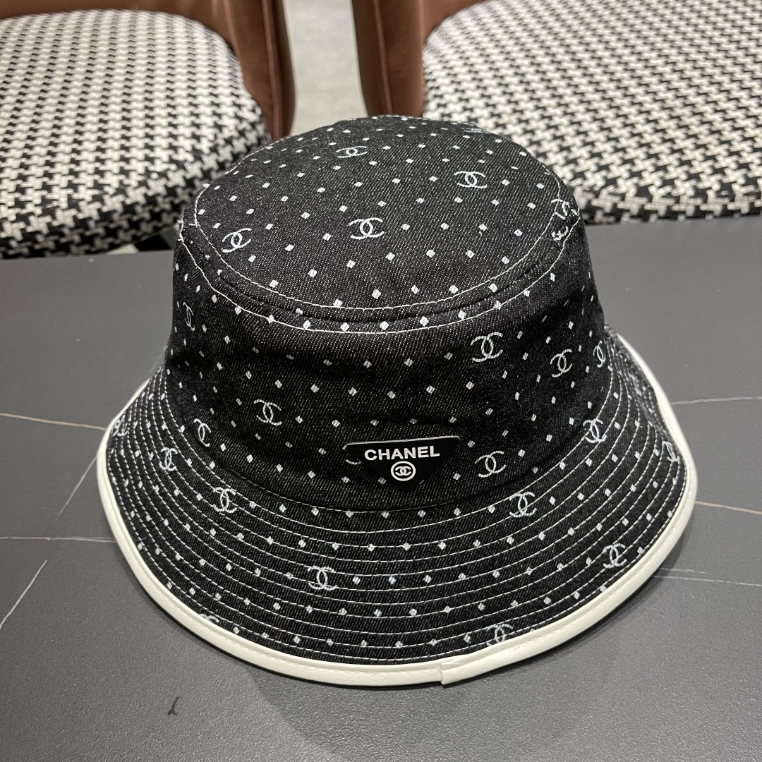 【CHANEL香奈儿】2025新款小香风原单小桶帽渔夫帽，🔆百搭日常款～出街必备