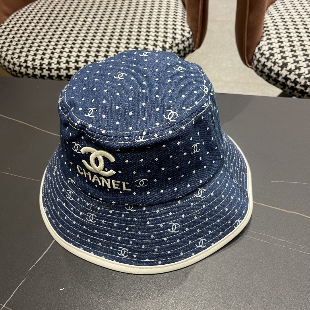 【CHANEL香奈儿】2025新款小香风原单小桶帽渔夫帽，🔆百搭日常款～出街必备
