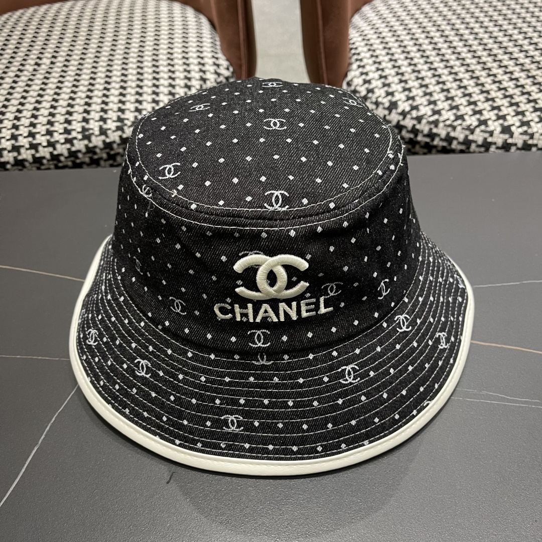 【CHANEL香奈儿】2025新款小香风原单小桶帽渔夫帽，🔆百搭日常款～出街必备