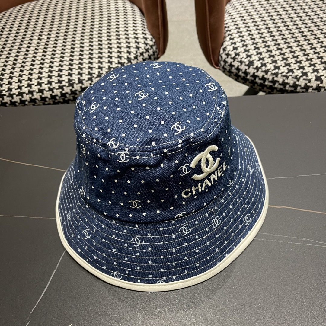 【CHANEL香奈儿】2025新款小香风原单小桶帽渔夫帽，🔆百搭日常款～出街必备