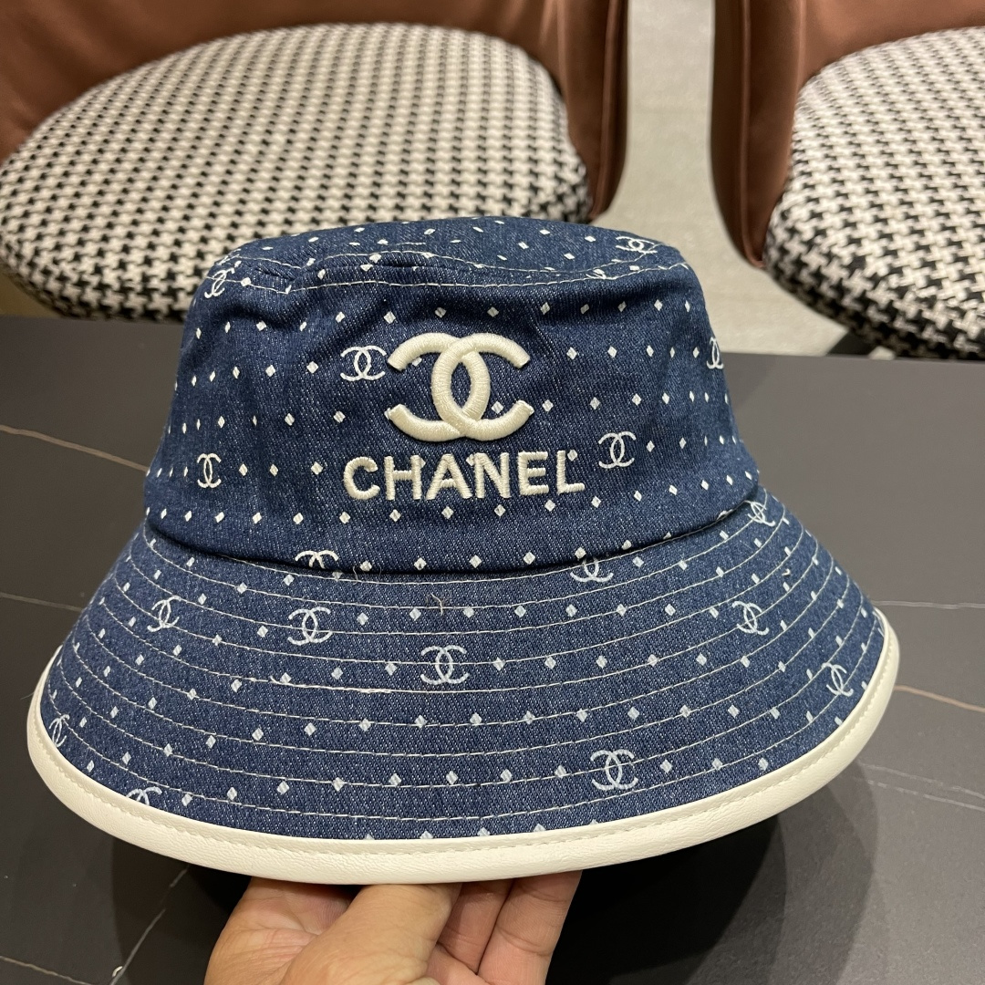 【CHANEL香奈儿】2025新款小香风原单小桶帽渔夫帽，🔆百搭日常款～出街必备