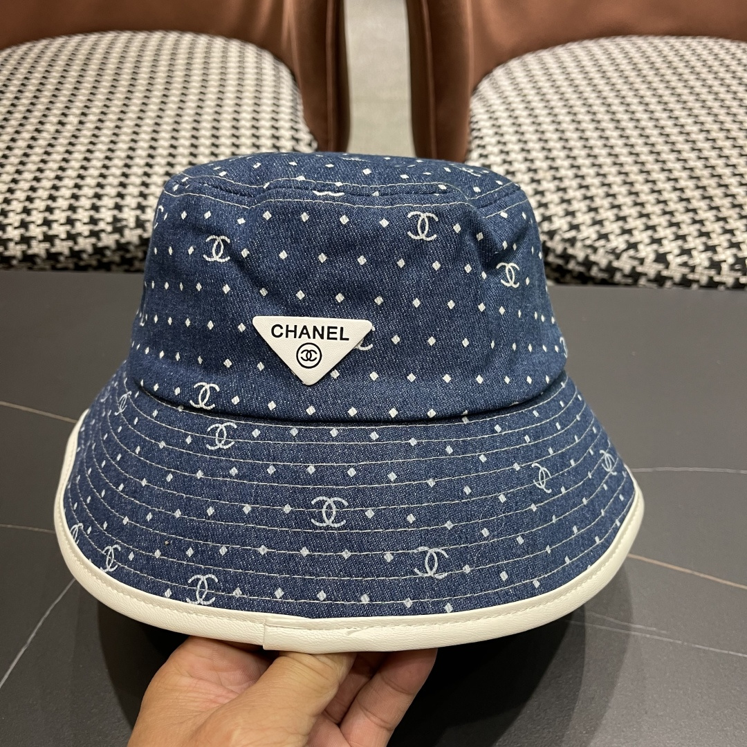 【CHANEL香奈儿】2025新款小香风原单小桶帽渔夫帽，🔆百搭日常款～出街必备