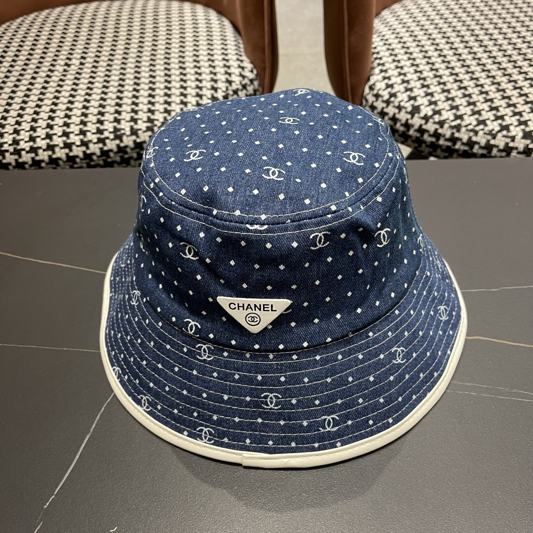 【CHANEL香奈儿】2025新款小香风原单小桶帽渔夫帽，🔆百搭日常款～出街必备