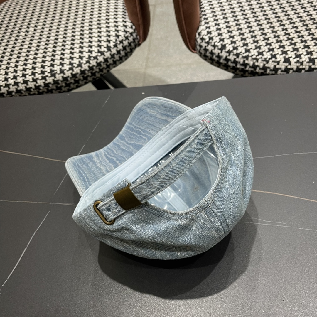 LouiVuittonLV2024早春2025新款路易威登牛仔棒球帽，男女通用遮阳帽，