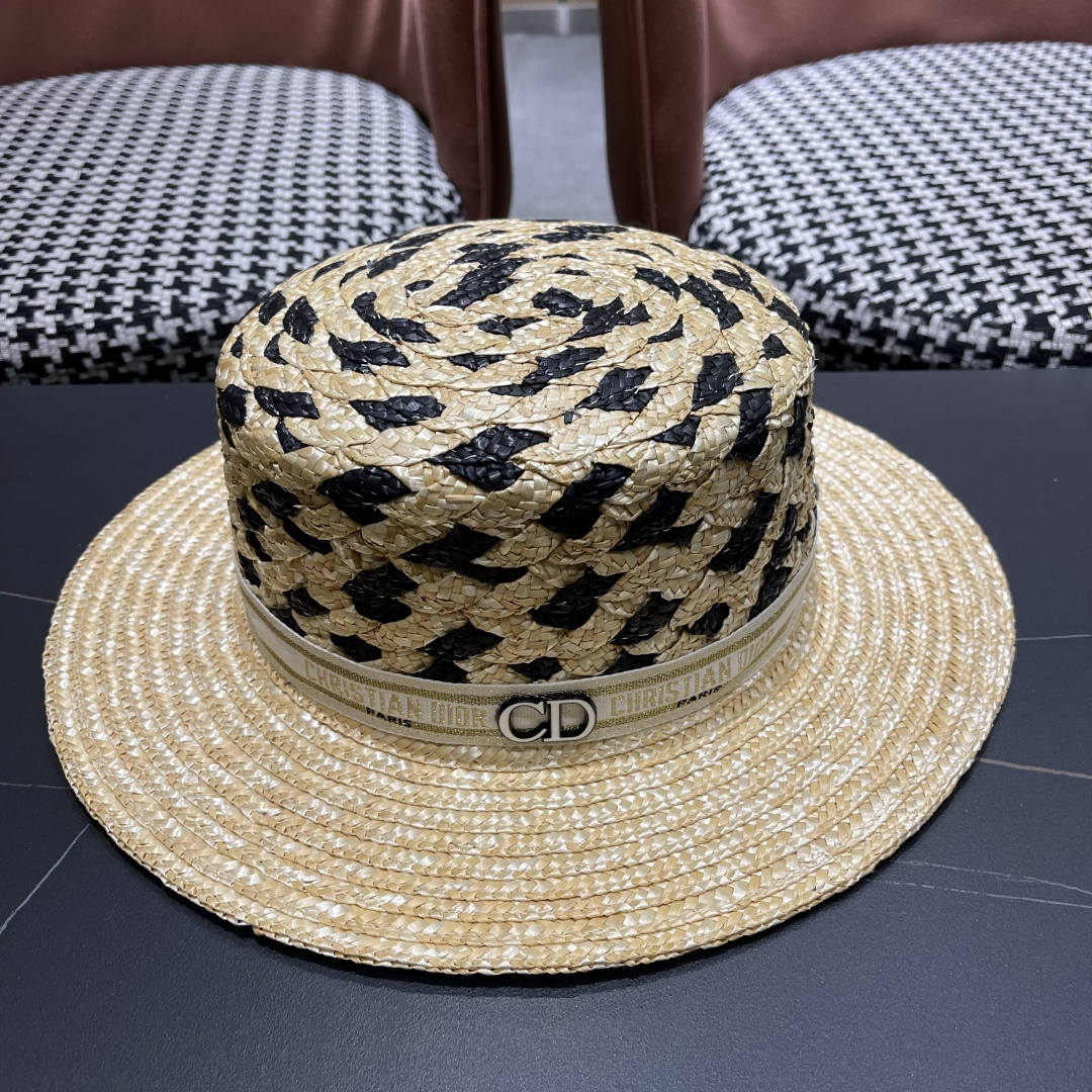 NO:360555,Dior Dior's new summer Rafi straw hat, high-end custom pure hand-crochet, easy to carry on travel, head circumference 57cm hat, straw hat, fisherman's hat, baseball hat, hat, dior, dior, espadrilles, hatsDior迪奥夏季新款拉菲草帽,高级定制纯手工钩织,出游携带方便,头围57cm帽子草帽渔夫帽棒球帽,帽子,dior,dior,espadrilles,hats,hat
