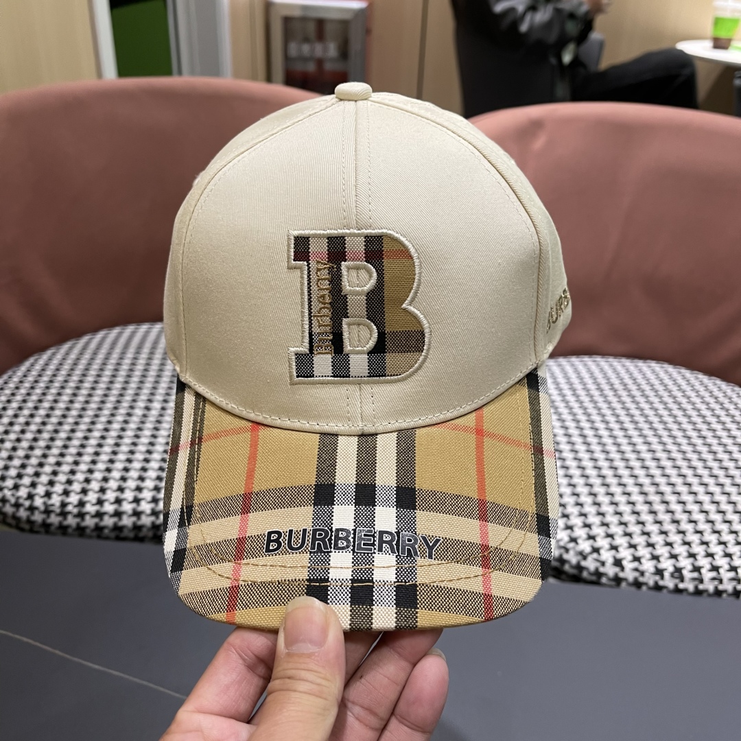  Burberry（巴宝莉）原单棒球帽  专柜热卖轻盈透气。完美版型，原厂品质，独家实物拍摄，男女适用！