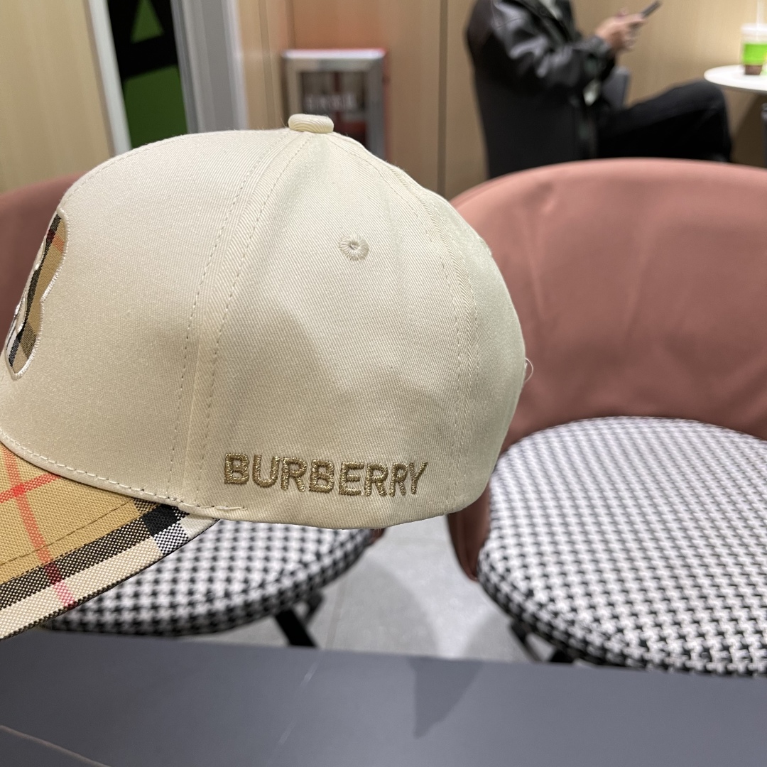  Burberry（巴宝莉）原单棒球帽  专柜热卖轻盈透气。完美版型，原厂品质，独家实物拍摄，男女适用！