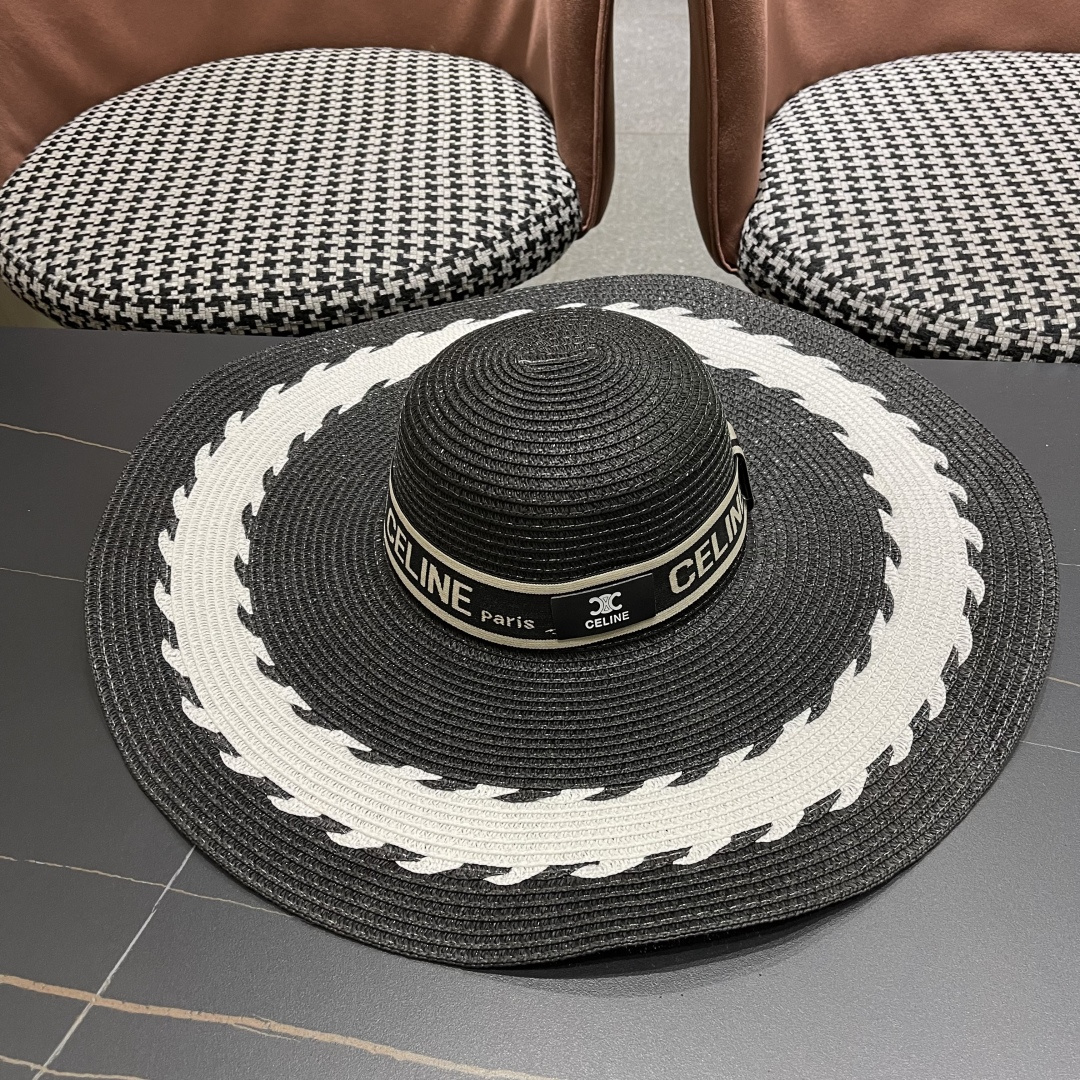 NO:360571,Celine Celine new hat color block big hat brim breathable straw hat beach sun protection sun hat summer sun hat straw hat fisherman hat baseball hat, hat, celine, celine, espadrilles, hats赛琳celine新款帽子拼色大帽檐透气草帽沙滩防晒 遮阳帽夏季太阳帽帽子草帽渔夫帽棒球帽,帽子,celine,celine,espadrilles,hats,hat