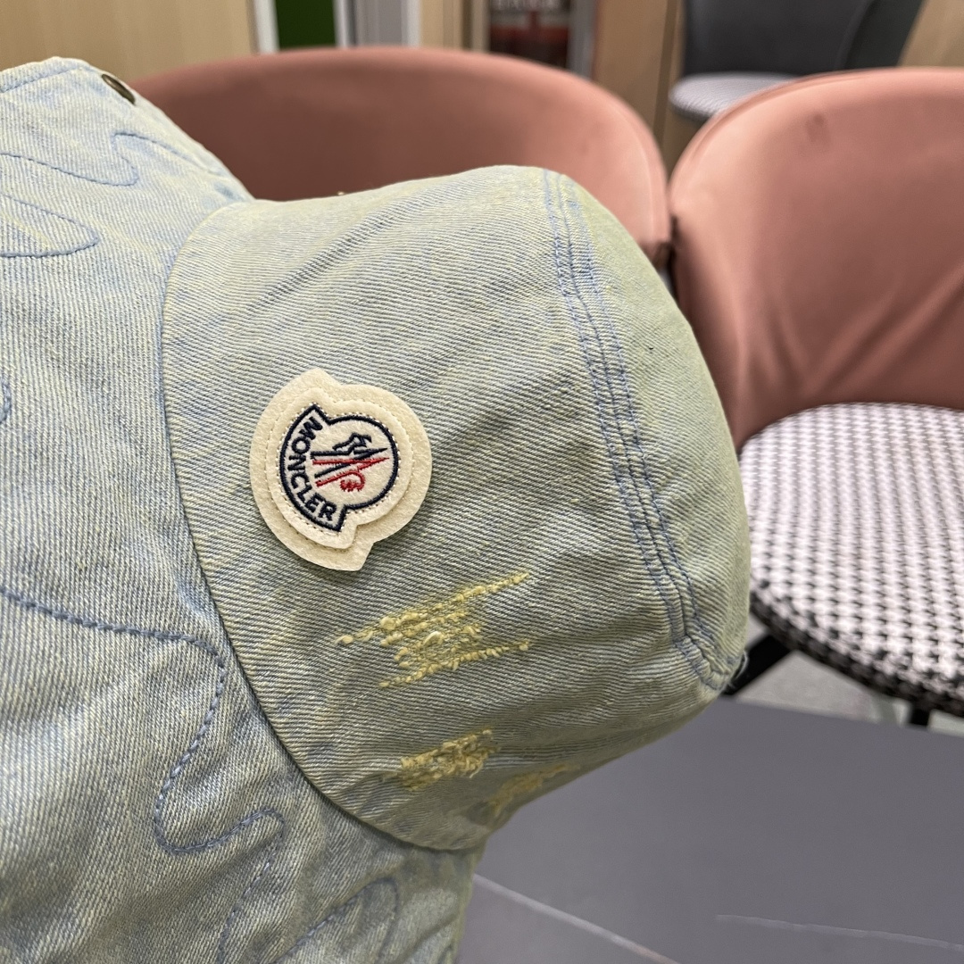  春夏新款 蒙口MONCLER日系品脸小登山帽女遮阳防晒渔夫帽
大头围户外大帽檐西部牛仔帽子