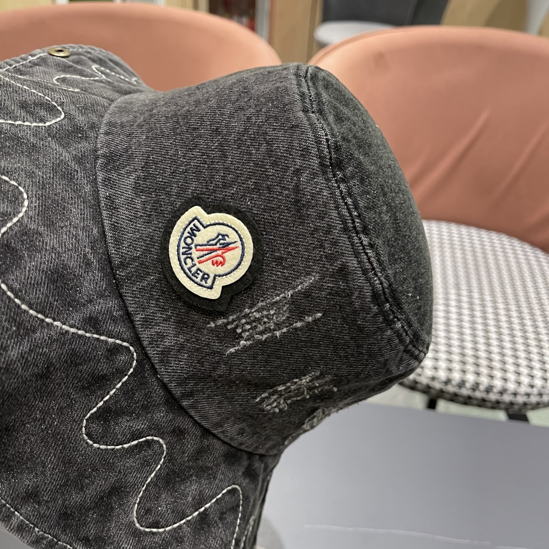  春夏新款 蒙口MONCLER日系品脸小登山帽女遮阳防晒渔夫帽
大头围户外大帽檐西部牛仔帽子