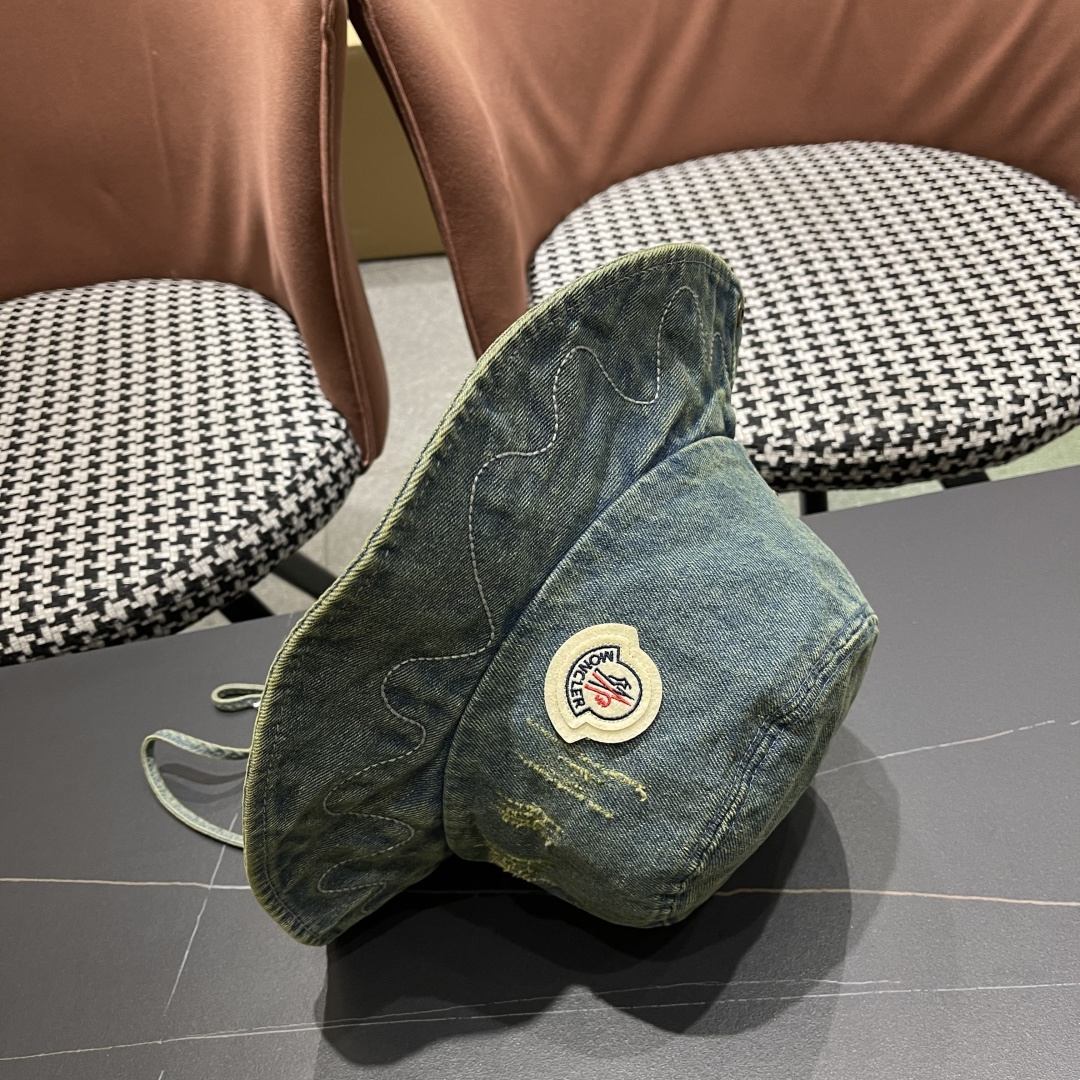  春夏新款 蒙口MONCLER日系品脸小登山帽女遮阳防晒渔夫帽
大头围户外大帽檐西部牛仔帽子