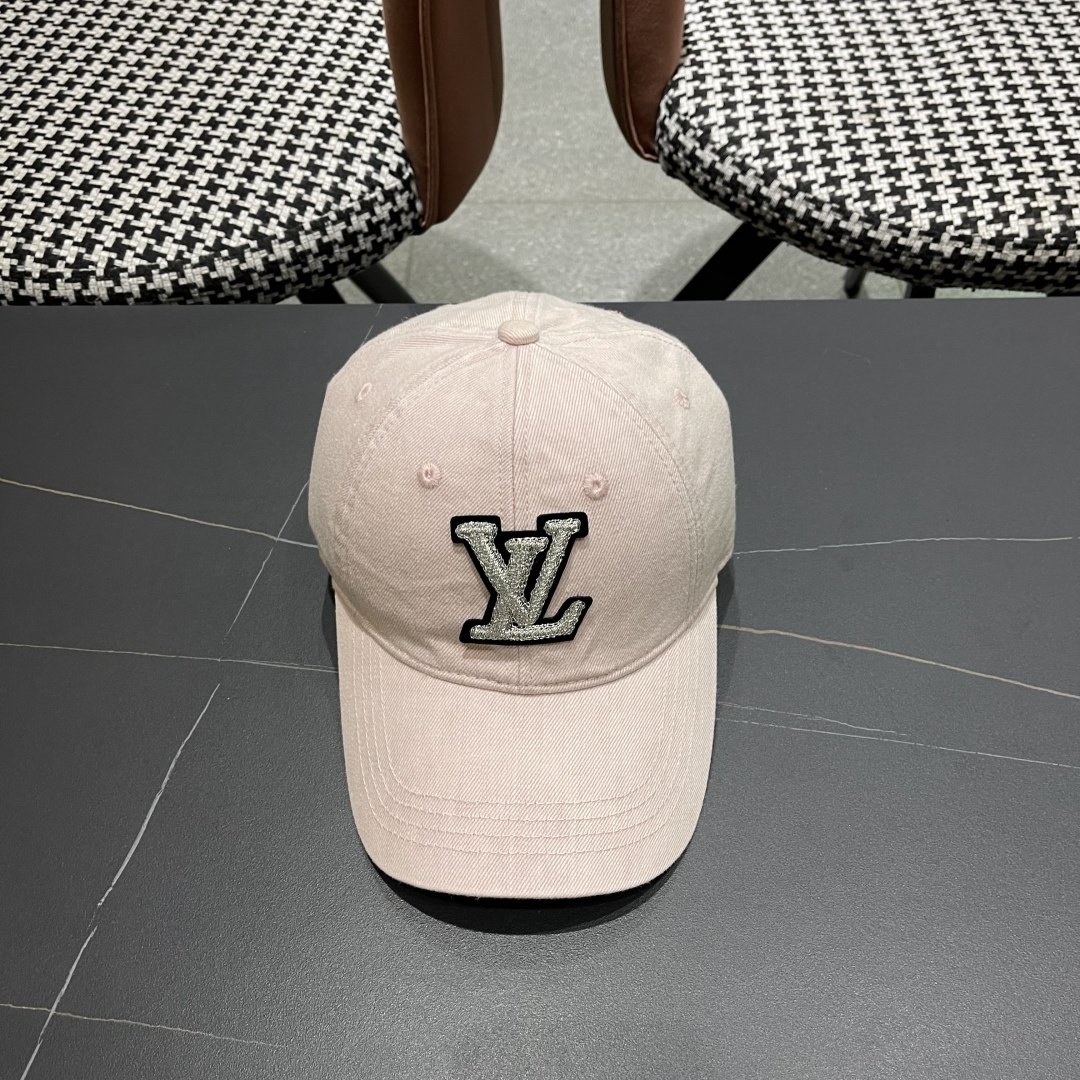 LV路易威登新款原单牛仔棒球帽，原版帆布面轻盈透气！质量超赞，基础头围56，贴片可调节。