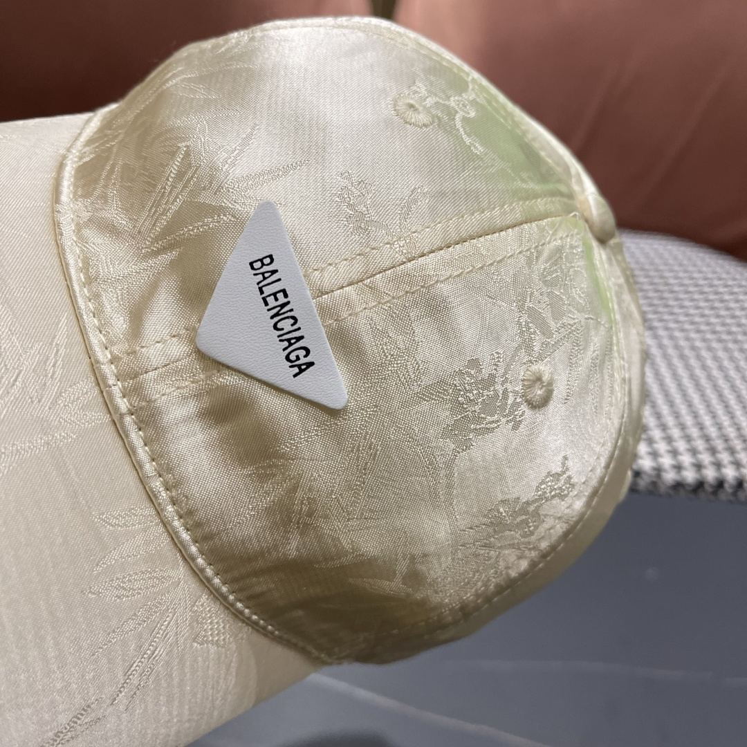  BALENCIAGA巴黎世家🆕国风立体竹叶时尚棒球帽女夏季新款百搭休闲鸭舌
帽户外遮阳帽