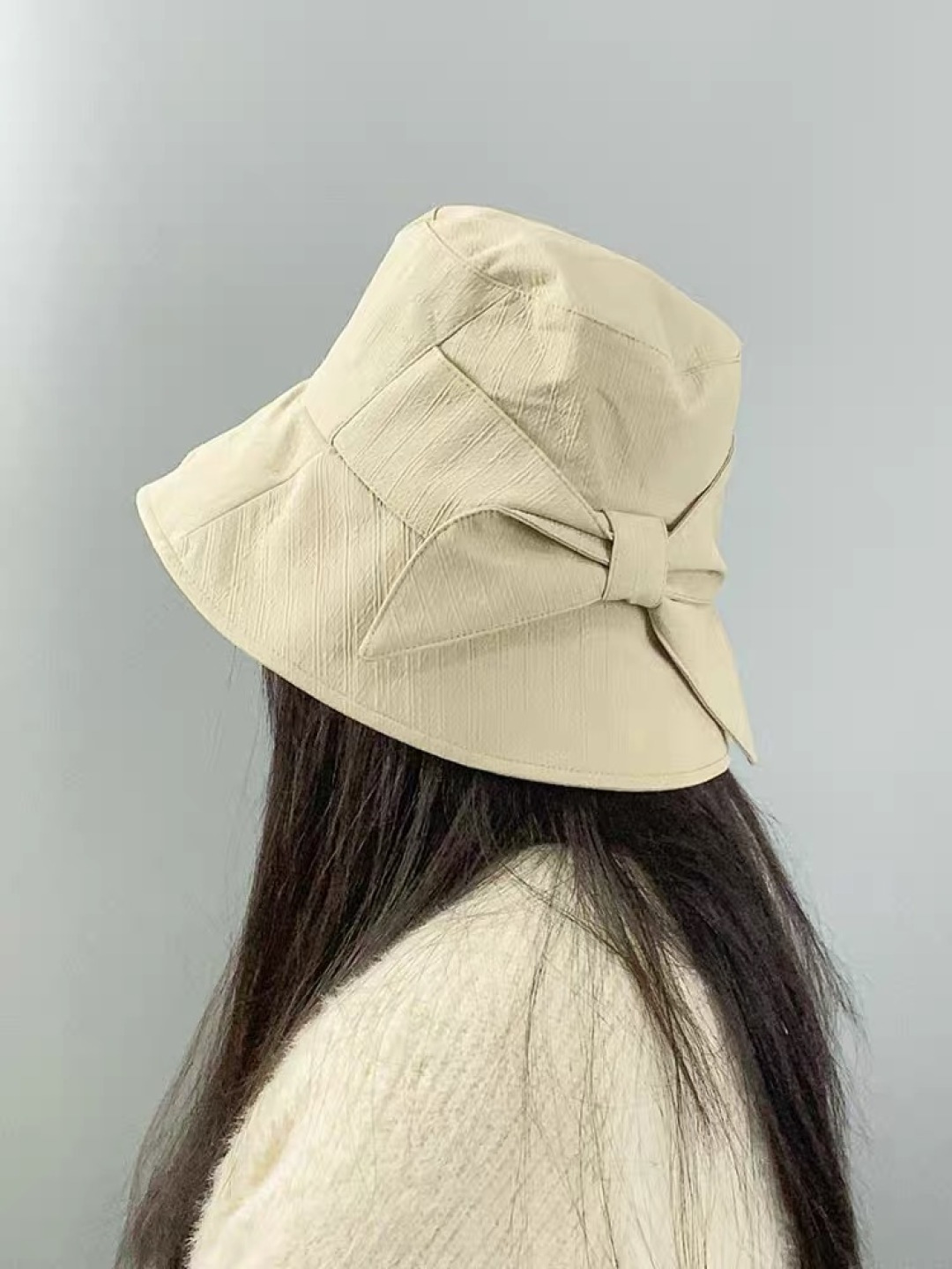  CHANEL 香奈儿法式简约大檐蝴蝶结渔夫帽女春夏出
游游优雅气质遮阳防晒盆帽显脸小