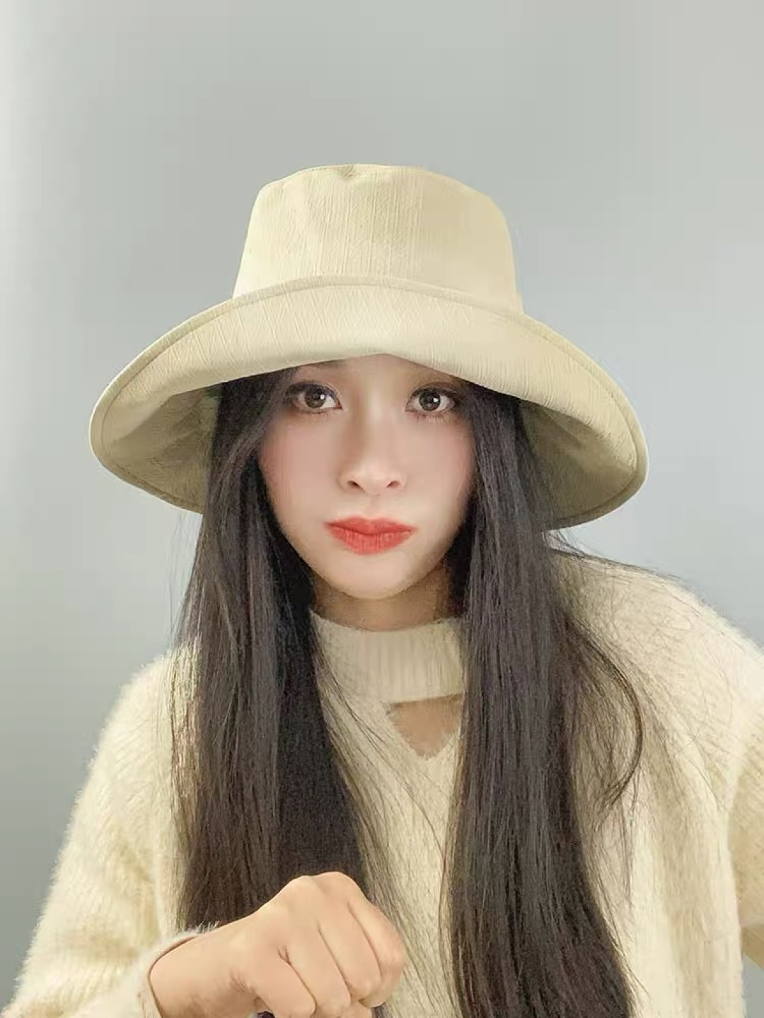  CHANEL 香奈儿法式简约大檐蝴蝶结渔夫帽女春夏出
游游优雅气质遮阳防晒盆帽显脸小