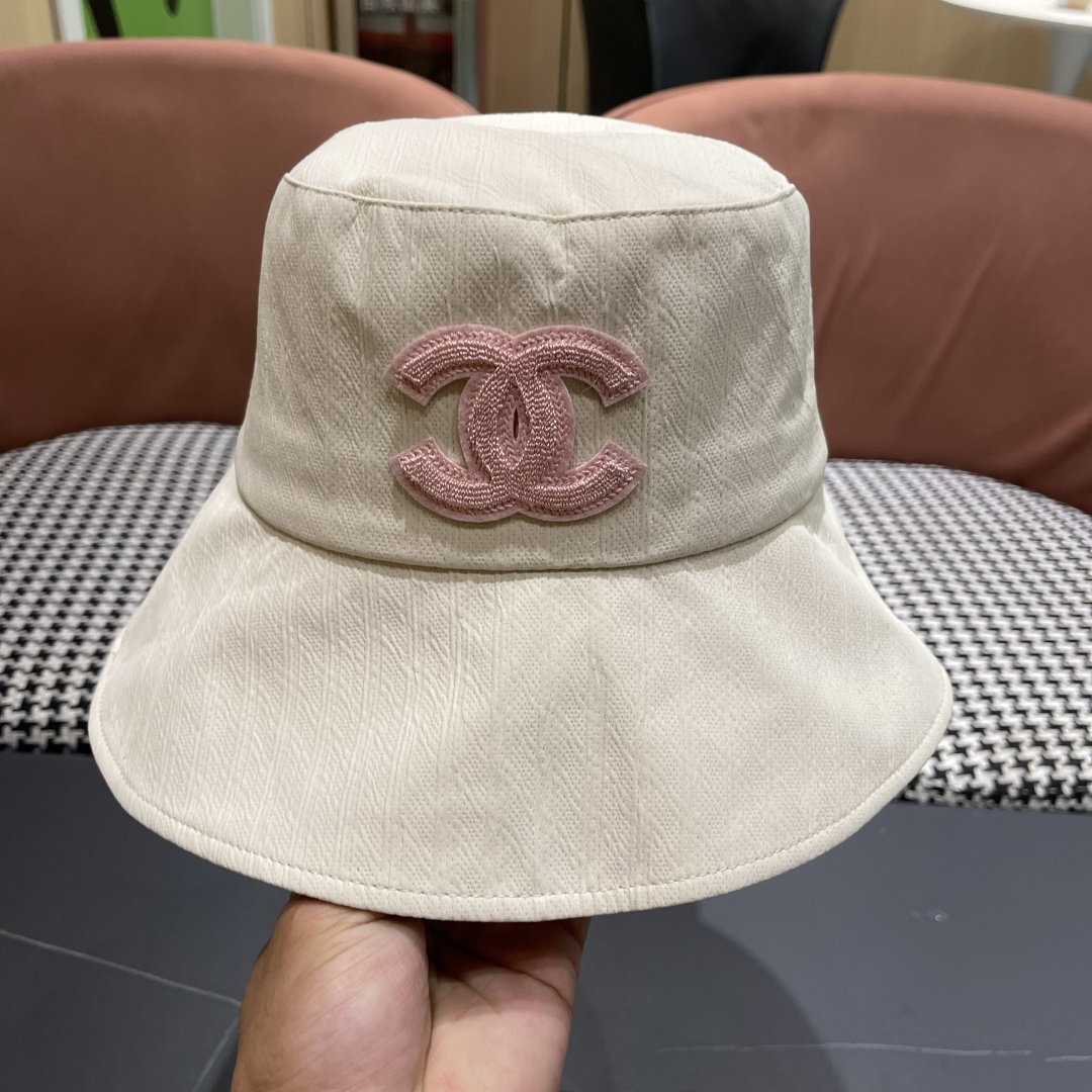  CHANEL 香奈儿法式简约大檐蝴蝶结渔夫帽女春夏出
游游优雅气质遮阳防晒盆帽显脸小