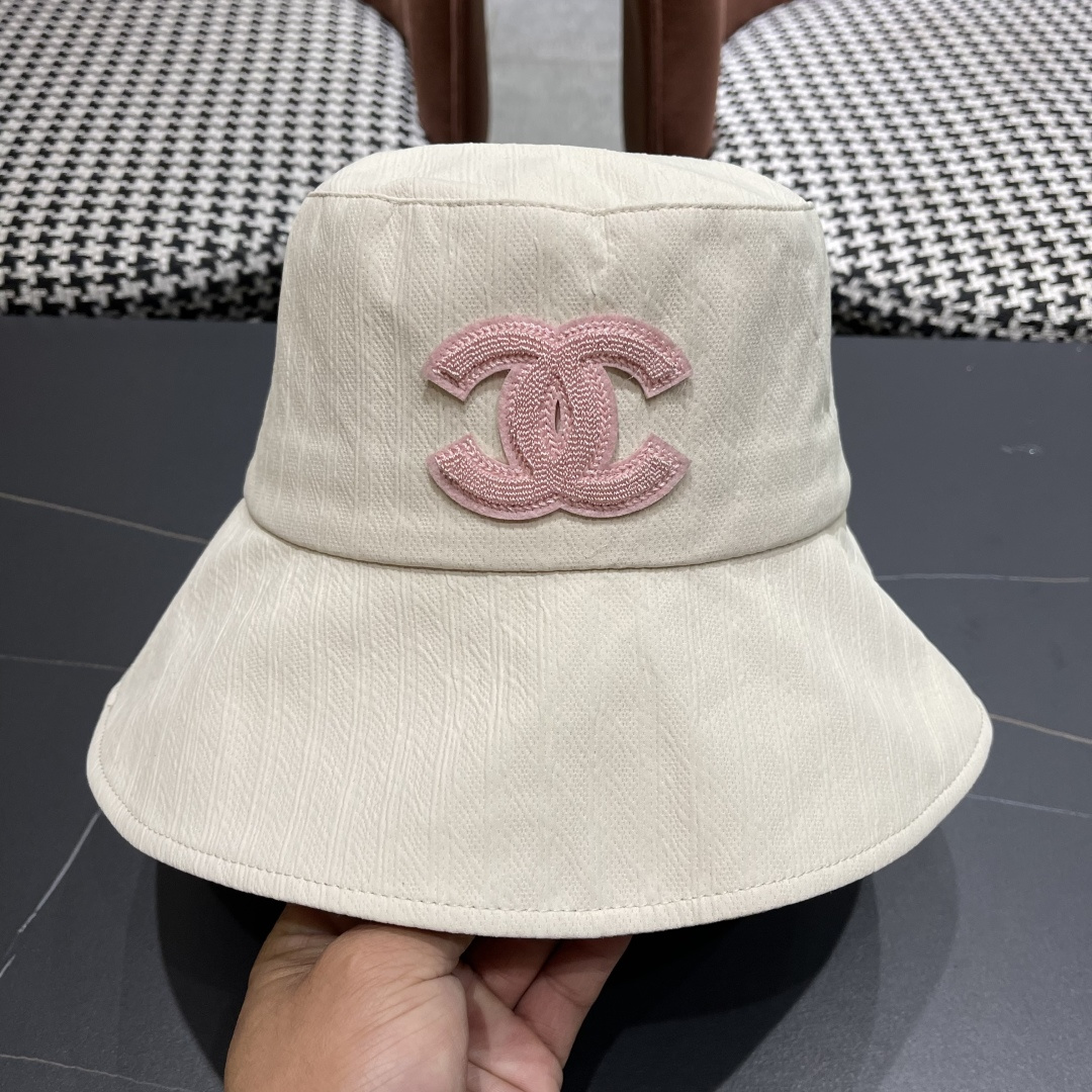  CHANEL 香奈儿法式简约大檐蝴蝶结渔夫帽女春夏出
游游优雅气质遮阳防晒盆帽显脸小