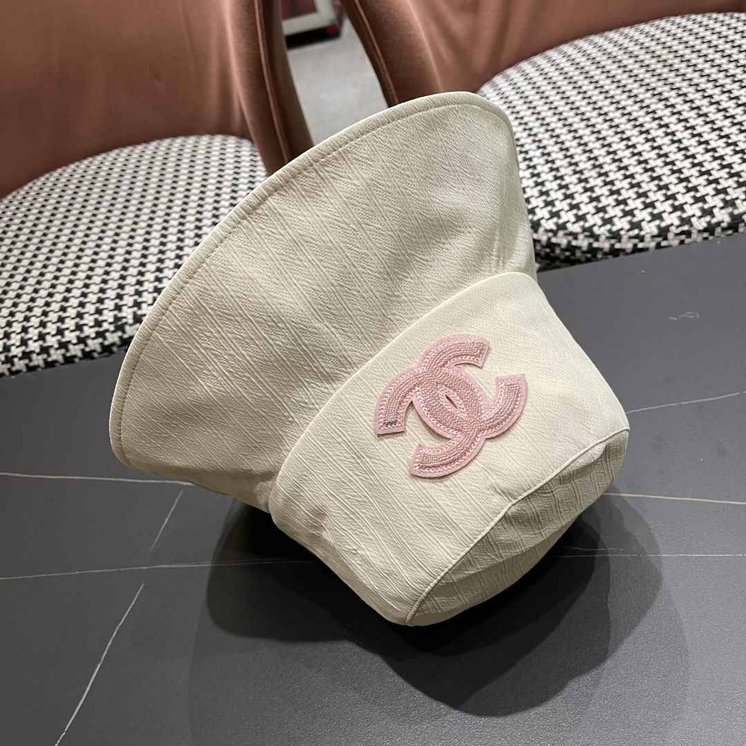  CHANEL 香奈儿法式简约大檐蝴蝶结渔夫帽女春夏出
游游优雅气质遮阳防晒盆帽显脸小