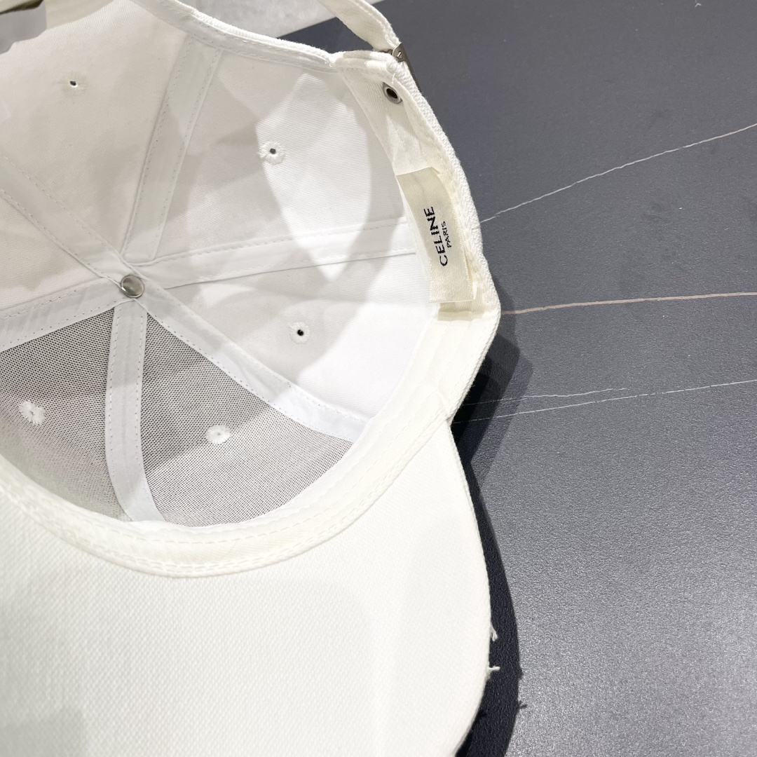 【CELINE赛琳】高品质凯旋门宽檐棒球帽女春秋新款时尚破泂做旧
硬顶防晒鸭舌帽男