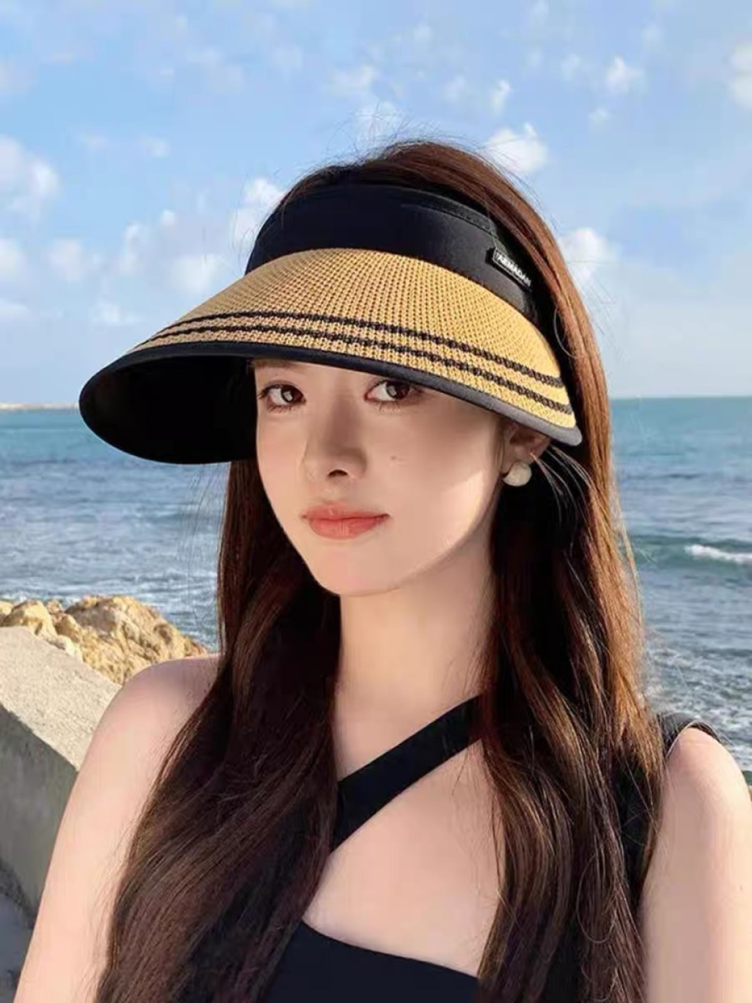  BURBERRY巴宝莉 防晒空顶帽子女款2025新款夏季户外遞阳帽
骑电动车太阳帽显瘦减龄