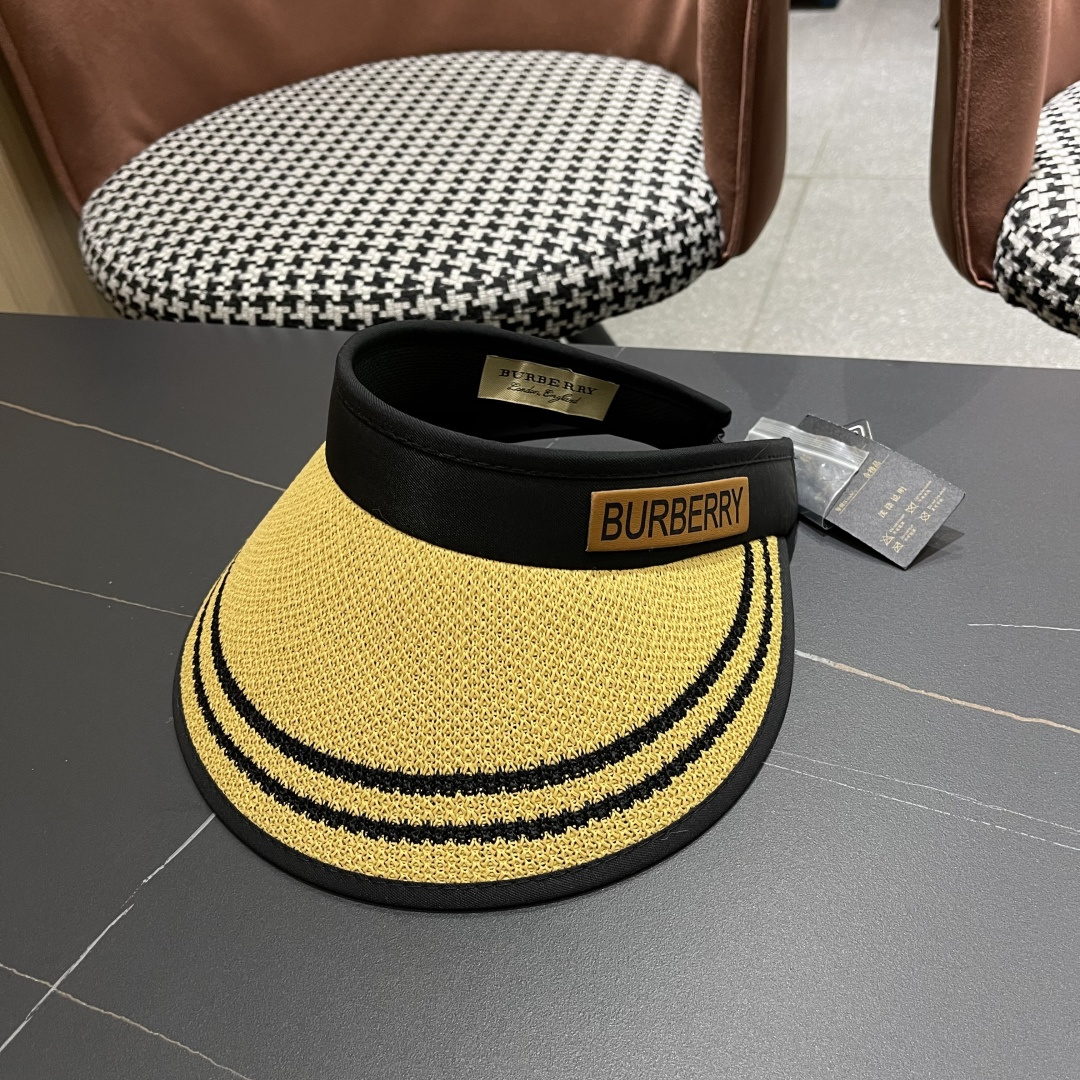  BURBERRY巴宝莉 防晒空顶帽子女款2025新款夏季户外遞阳帽
骑电动车太阳帽显瘦减龄