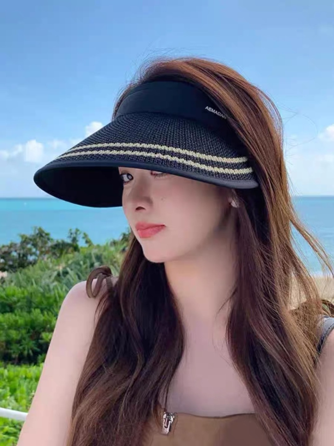  BURBERRY巴宝莉 防晒空顶帽子女款2025新款夏季户外遞阳帽
骑电动车太阳帽显瘦减龄