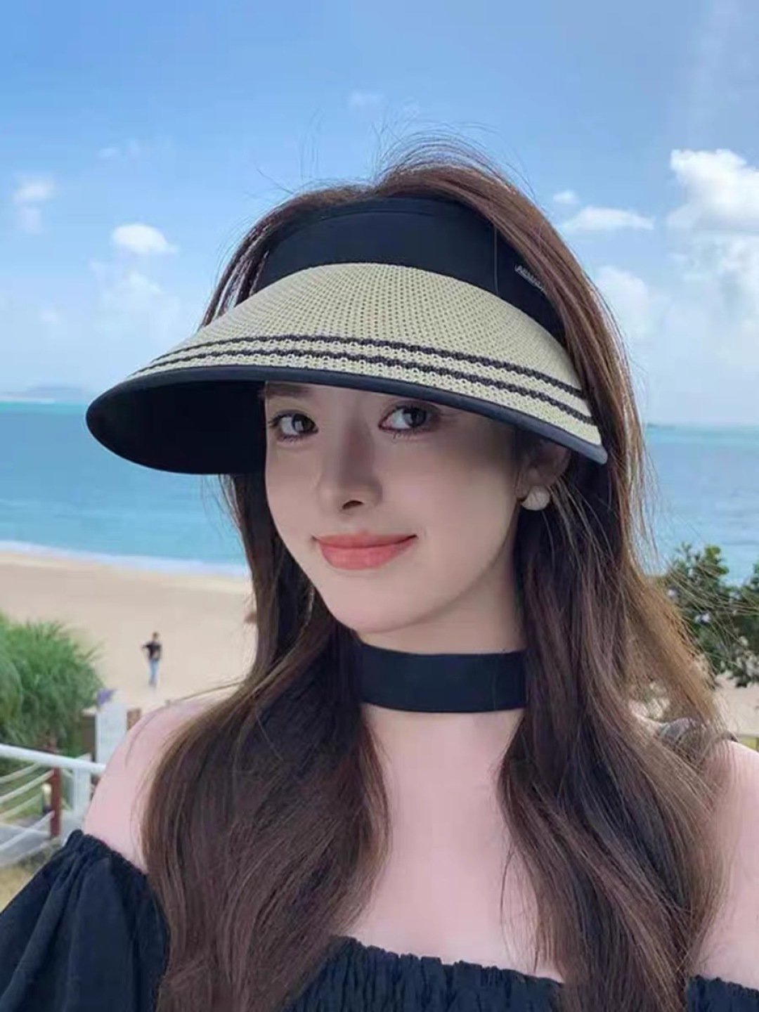  BURBERRY巴宝莉 防晒空顶帽子女款2025新款夏季户外遞阳帽
骑电动车太阳帽显瘦减龄