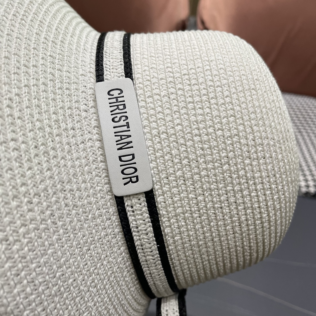 【迪奥DIOR】草帽女夏天韩版小清新防晒遮阳帽出游遮脸太阳帽
