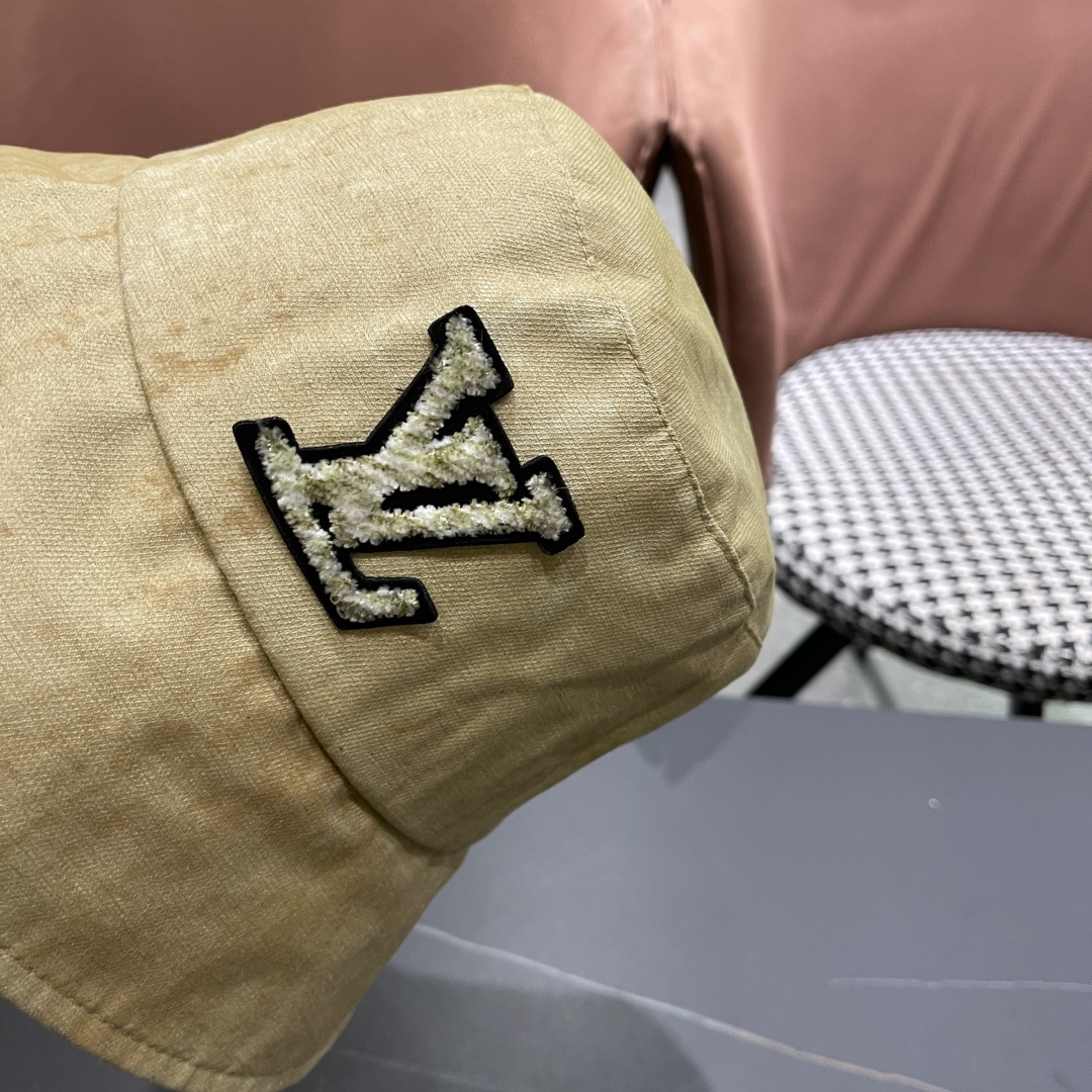 lv路易威登渔夫帽女夏季时尚扎染盆帽户外品脸小休闲水桶帽韩版岔帽