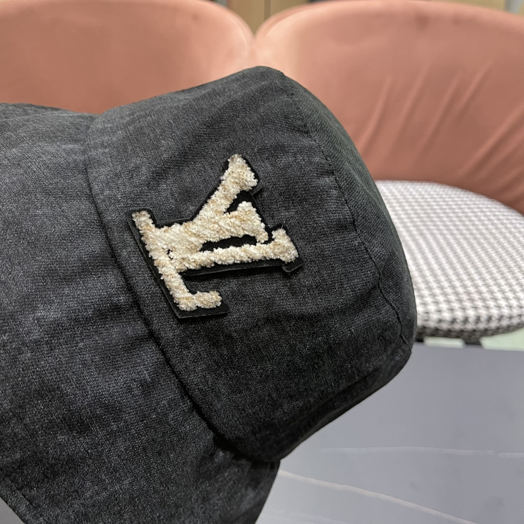 lv路易威登渔夫帽女夏季时尚扎染盆帽户外品脸小休闲水桶帽韩版岔帽